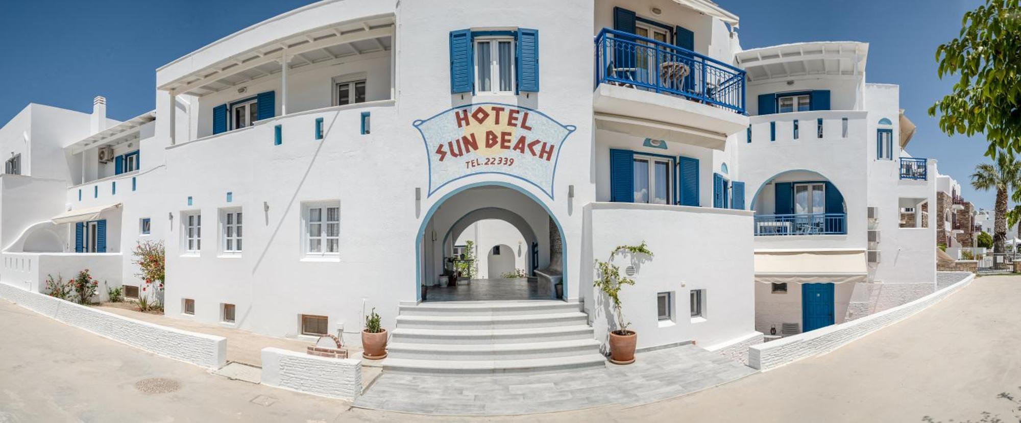 Sun Beach Hotel Naxos City Экстерьер фото